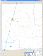 La Salle County Wall Map Basic Style